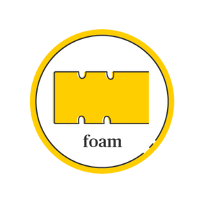 Product attribute icon foam