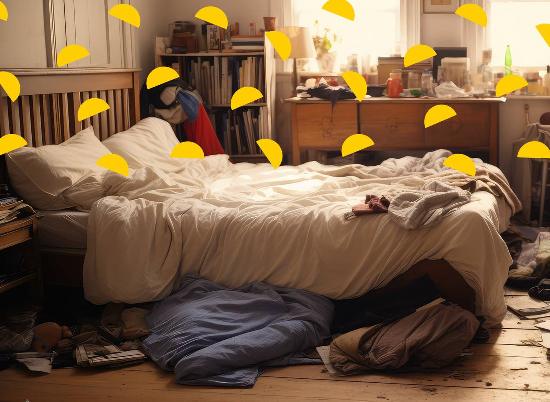why *messy bedrooms* can still be good for sleep
