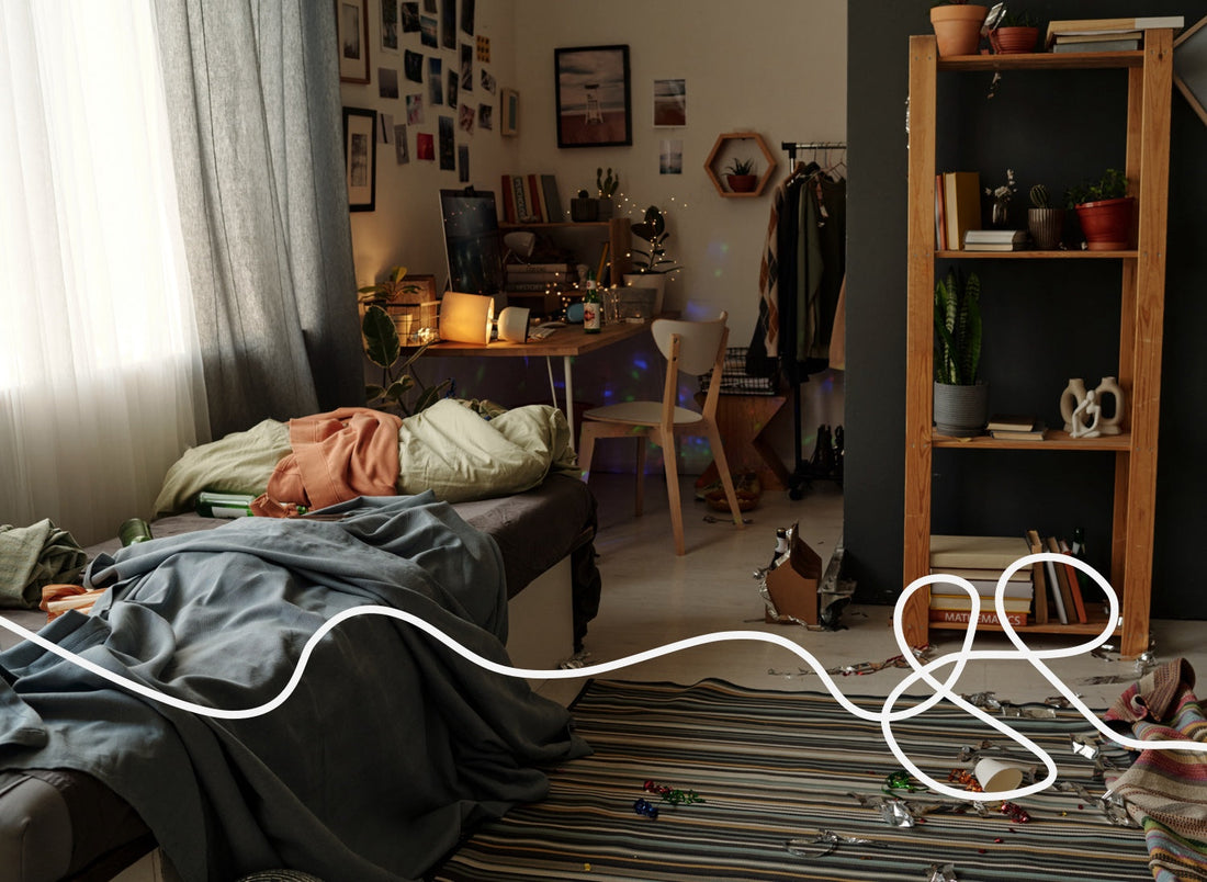 how to clean a *messy bedroom* (without crying)