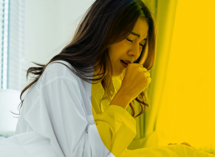 how to sleep with a *cough*