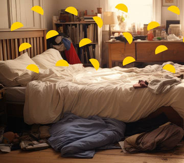 why *messy bedrooms* can still be good for sleep
