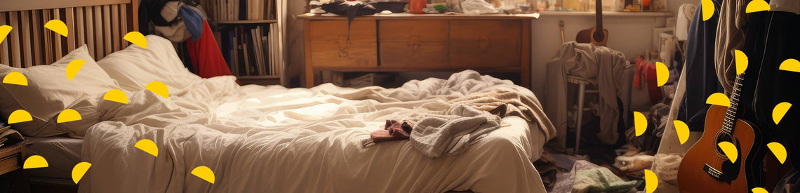 why *messy bedrooms* can still be good for sleep