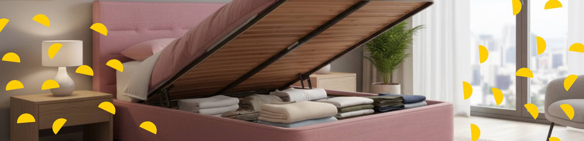 how to organise *ottoman bed storage*
