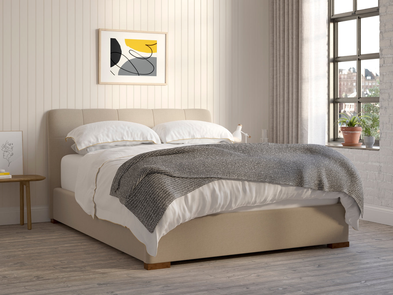 The San Diego Ottoman Bed Frame Storage Bed eve sleep